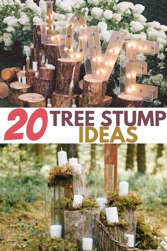 tree stump transformation ideas 22