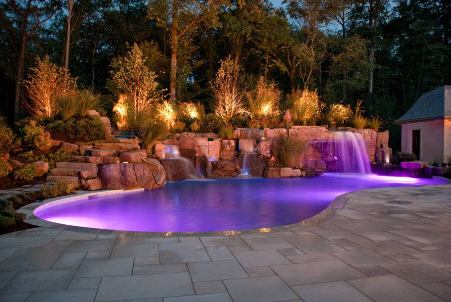 Pool - tropical pool idea in New York