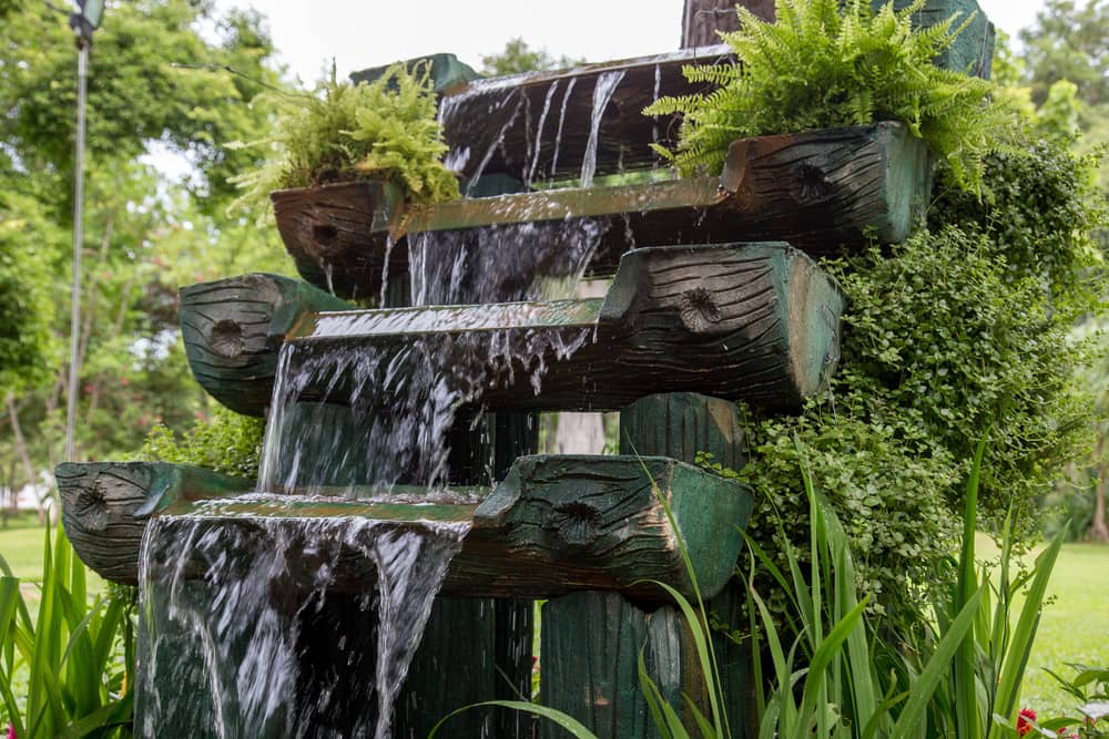 Waterfall in the garden