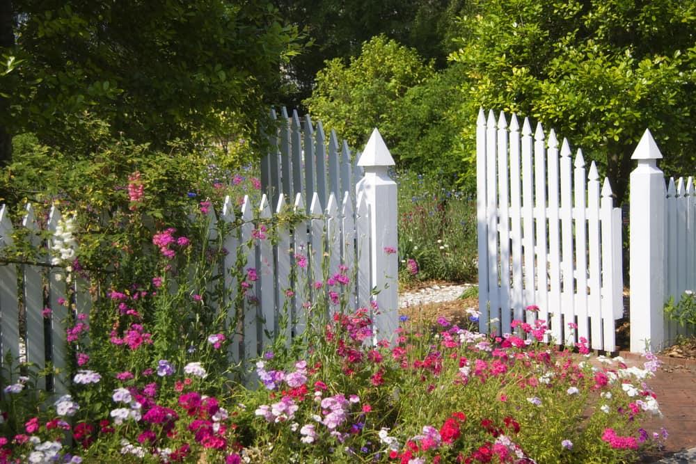 double white gate