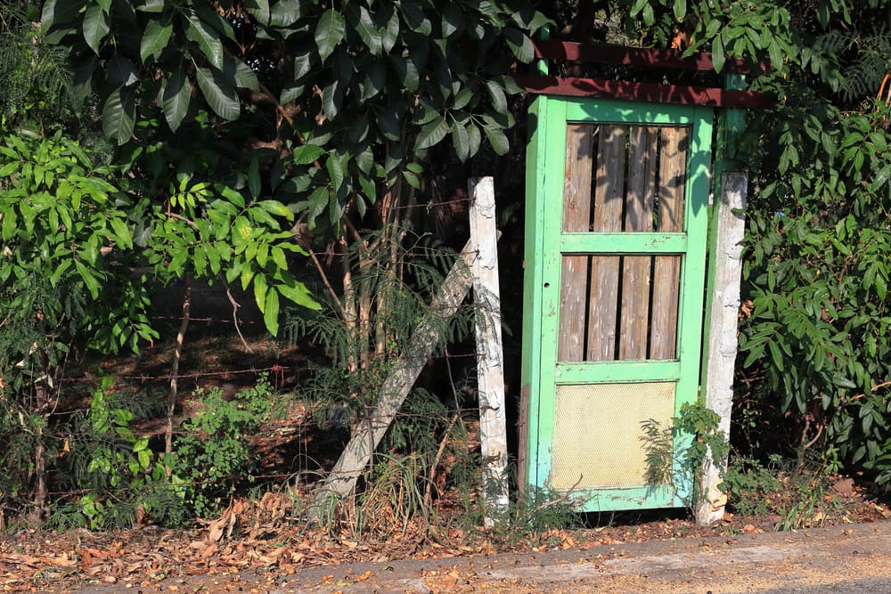reused old door
