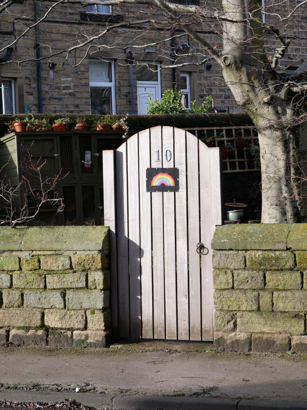 roadside garden gate