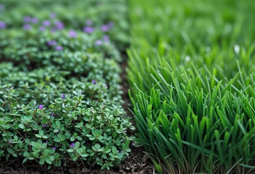 Creeping Thyme Lawn vs Grass