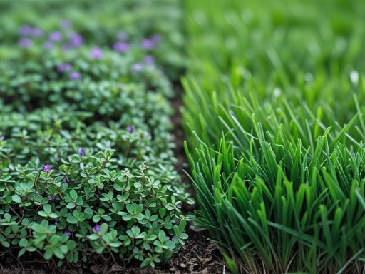 Creeping Thyme Lawn vs Grass